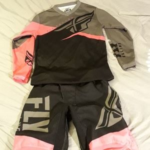 Girls Fly Racing Jersey and Pants